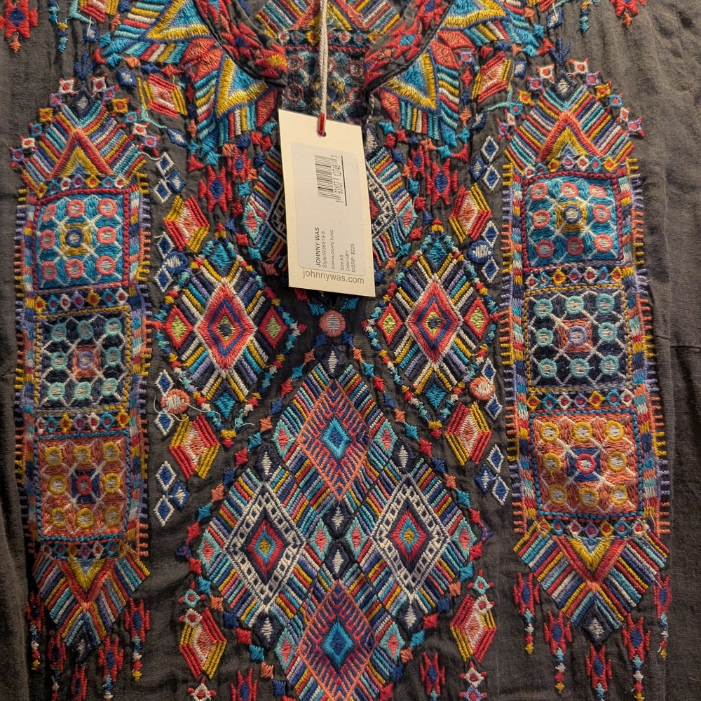 Colorful Embroidered Top - Picture 6 of 9
